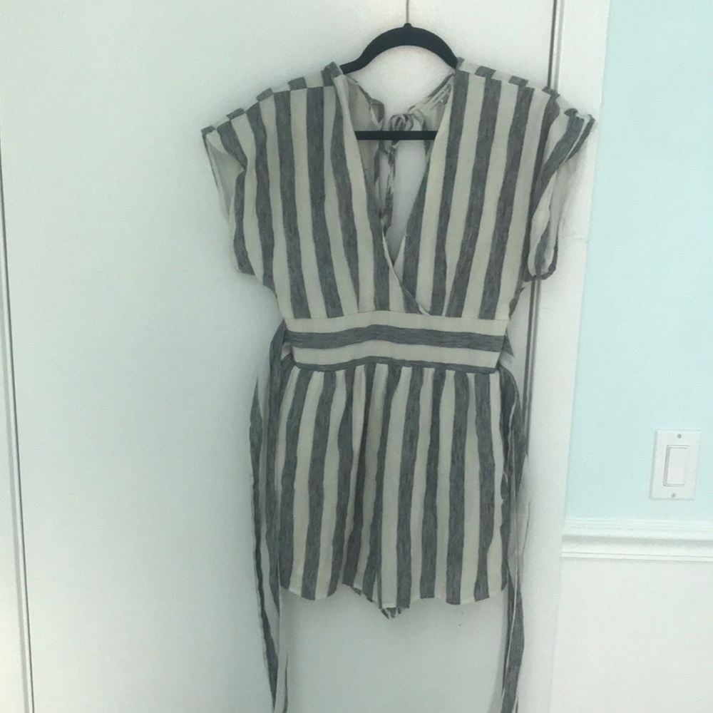 Striped romper